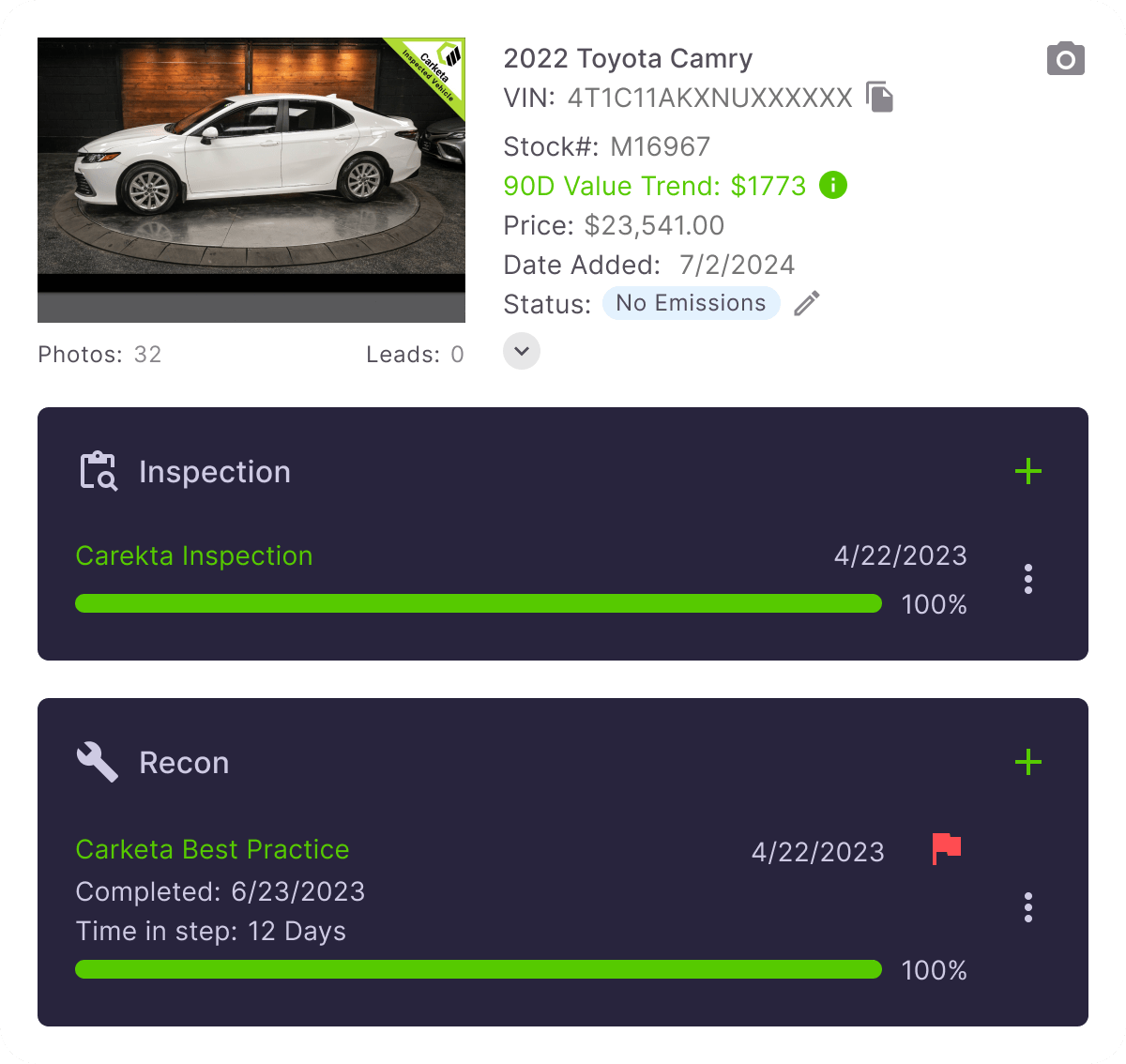 reconditioning summary