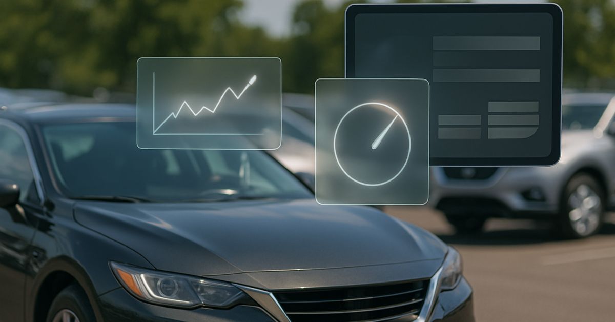 Dashboard showing live market comps pricing adjustments