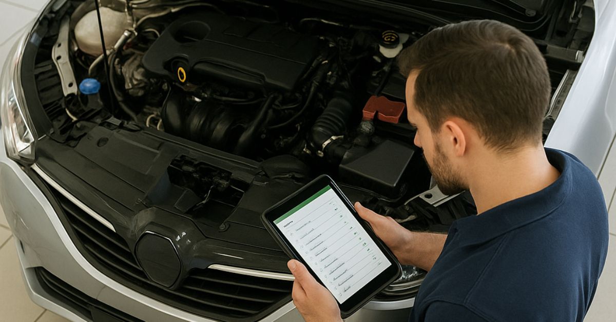 Car dealership dashboard showing average days on lot, with aging inventory alerts and turnaround performance metrics visualized in charts and graphs.